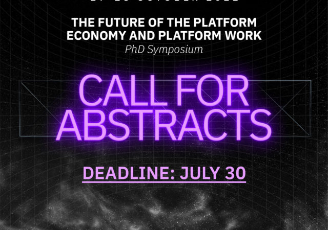 The Future of the Platform Economy and Platform Work PhD Symposium